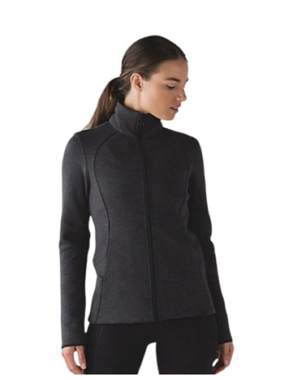 Lululemon insculpt jacket, sz 4, charcoal grey